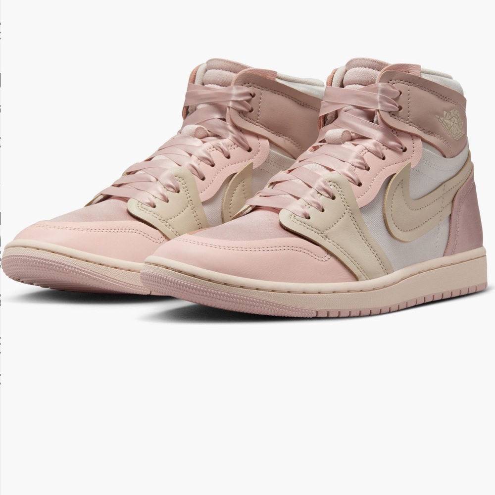 Jordan Women's Pink and light Brown Sneakers